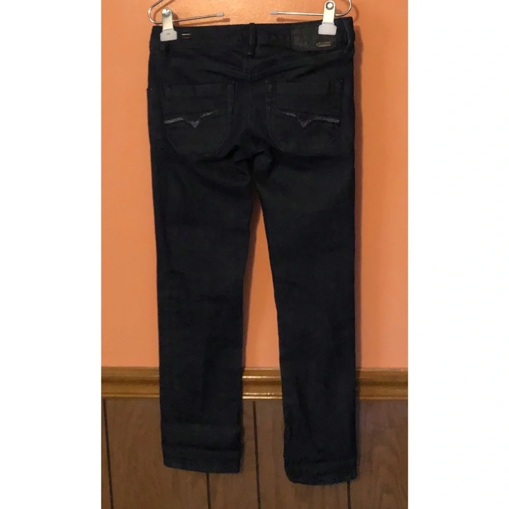 Dark Wash Nevy Stretch Ankle Jeans - Picture 4 of 7